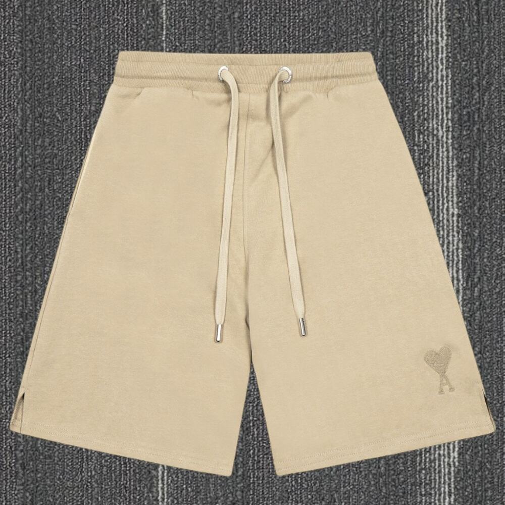 Ami Paris Light Brown Shorts